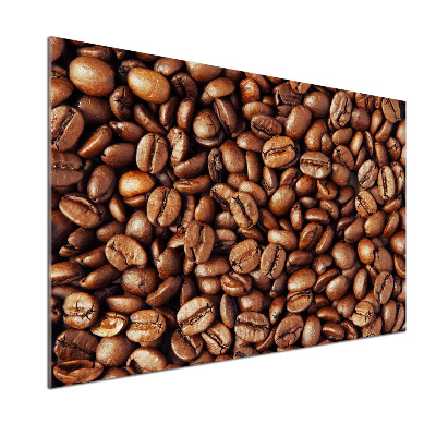 Sticlă printata bucătărie Boabe de cafea