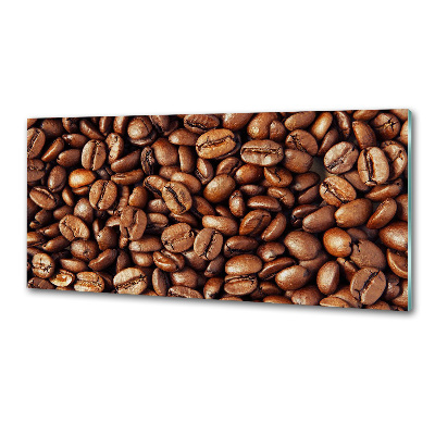 Sticlă printata bucătărie Boabe de cafea