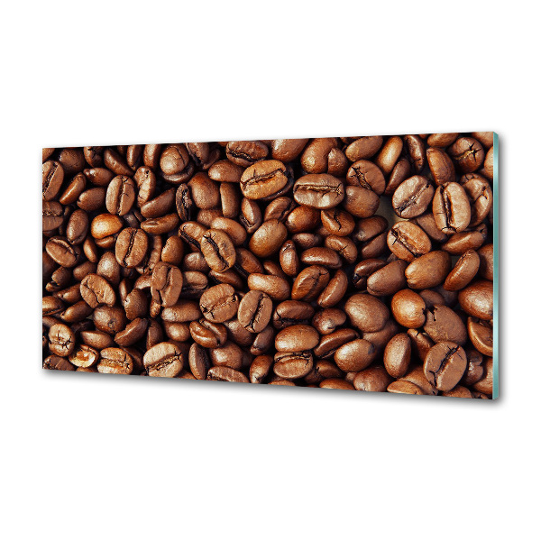 Sticlă printata bucătărie Boabe de cafea