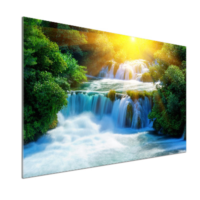 Panou sticla securizata bucatarie cascada Krka