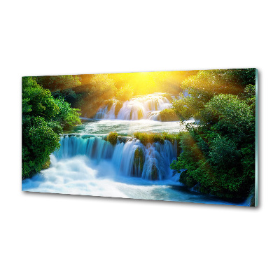 Panou sticla securizata bucatarie cascada Krka