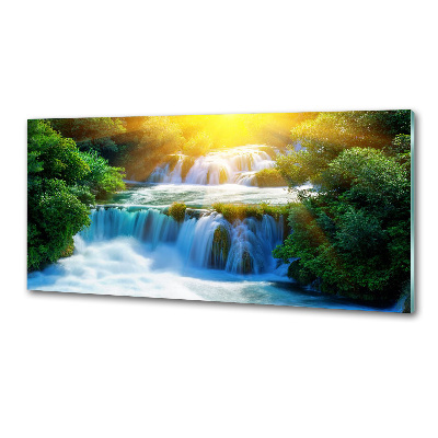 Panou sticla securizata bucatarie cascada Krka
