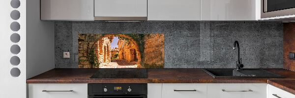 Panou sticla securizata bucatarie stradă fermecătoare
