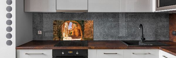 Panou sticla securizata bucatarie stradă fermecătoare