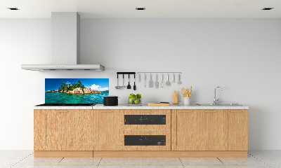 Panou sticla securizata bucatarie Insula tropicala