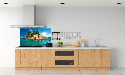 Panou sticla securizata bucatarie Insula tropicala