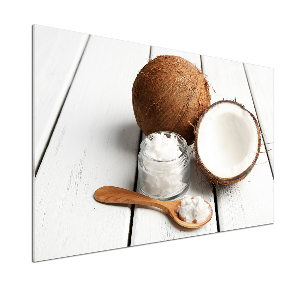 Panou sticlă bucătărie Ulei de cocos