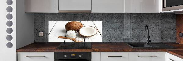 Panou sticlă bucătărie Ulei de cocos