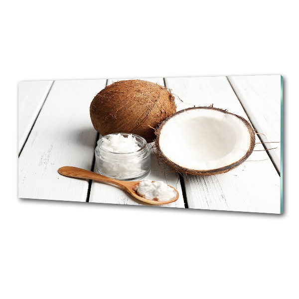 Panou sticlă bucătărie Ulei de cocos