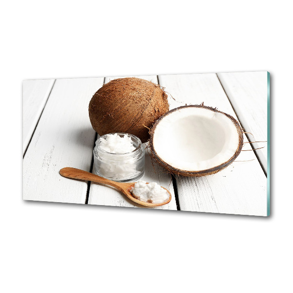 Panou sticlă bucătărie Ulei de cocos