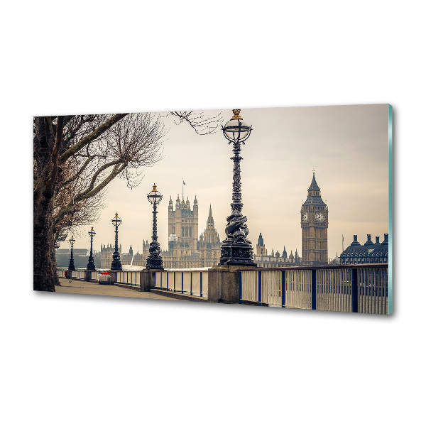 Sticlă pentru bucătărie Londra toamna