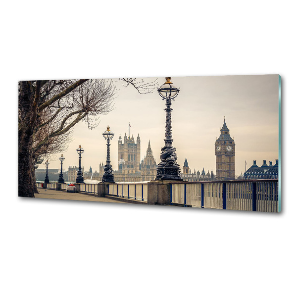 Sticlă pentru bucătărie Londra toamna