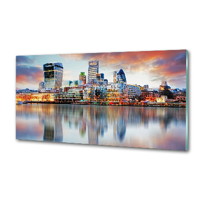 Panou sticlă bucătărie Londra panorama