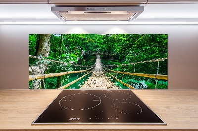 Panou sticlă decorativa bucătărie Cele mai multe Rainforest