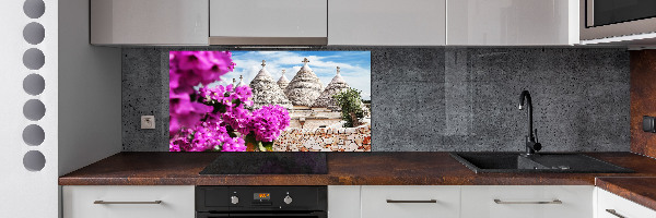 Panou sticla securizata bucatarie case trulli