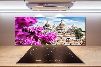 Panou sticla securizata bucatarie case trulli