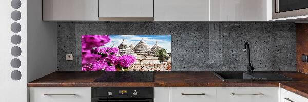 Panou sticla securizata bucatarie case trulli
