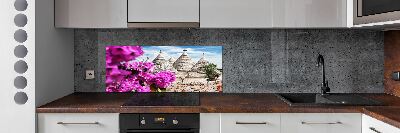 Panou sticla securizata bucatarie case trulli