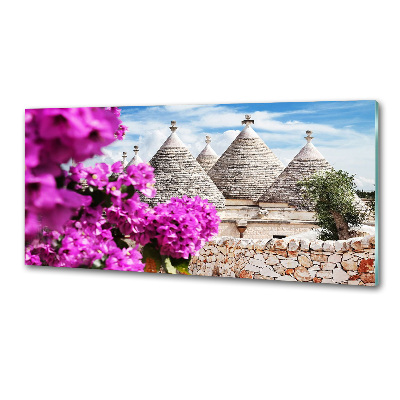 Panou sticla securizata bucatarie case trulli