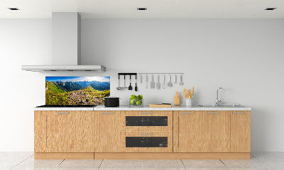 Panou perete bucătărie Panorama de munte