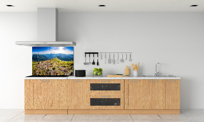 Panou perete bucătărie Panorama de munte