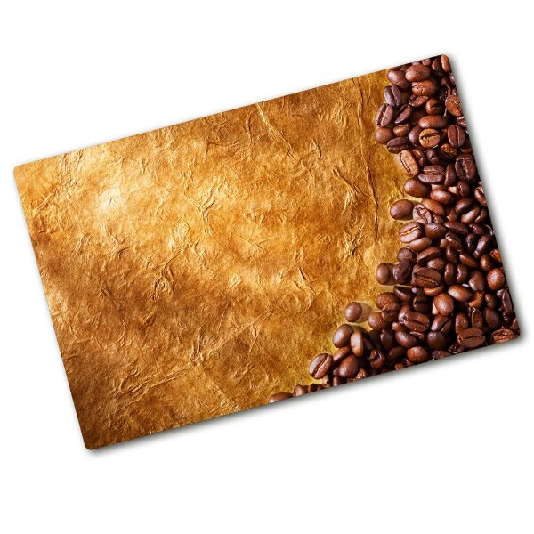 Tocător din sticlă Boabe de cafea de calitate