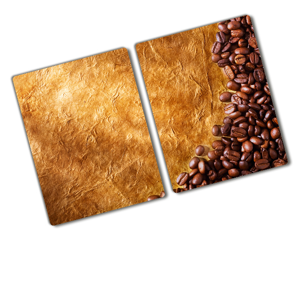 Tocător din sticlă Boabe de cafea de calitate