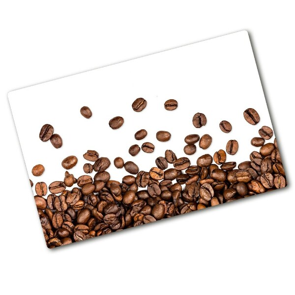 Tocător din sticlă Boabe de cafea de calitate