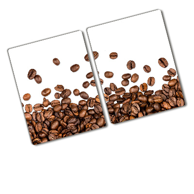 Tocător din sticlă Boabe de cafea de calitate