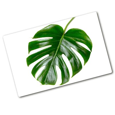 Tocător sticlă Frunze tropicale