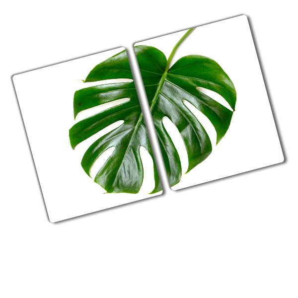 Tocător sticlă Frunze tropicale