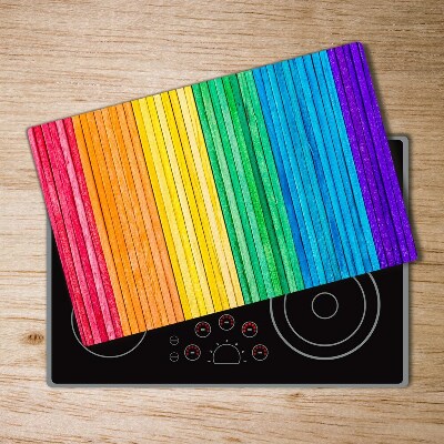 Tocător sticlă Dungi colorate