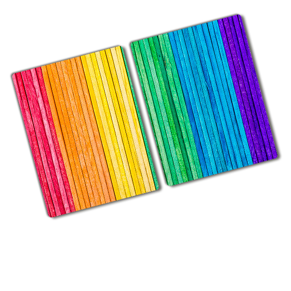 Tocător sticlă Dungi colorate