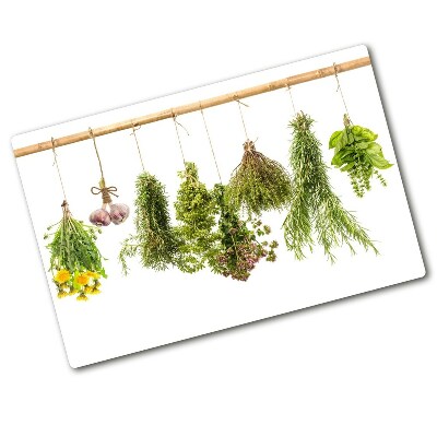 Tocător de bucătărie Ierburi pe un șir de caractere