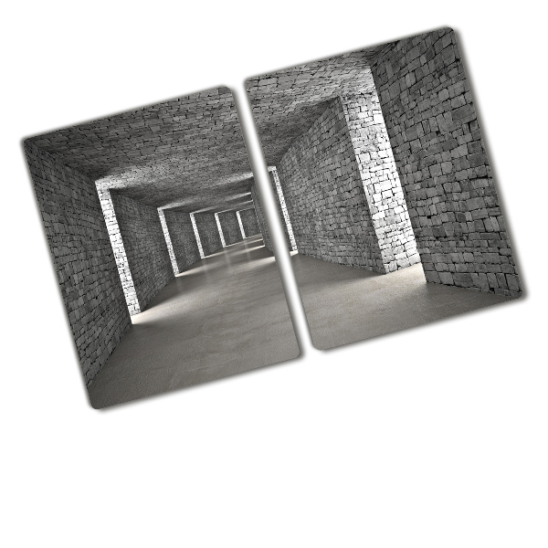 Tocător din sticlă Tunel Cărămidă