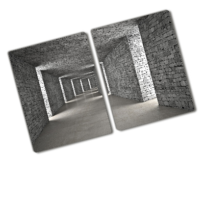 Tocător din sticlă Tunel Cărămidă