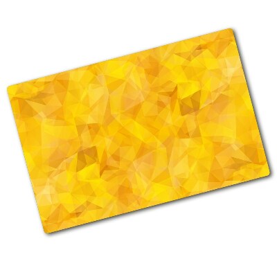 Tocător din sticlă Triunghiuri abstractizare
