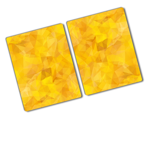 Tocător din sticlă Triunghiuri abstractizare