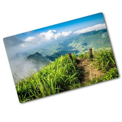Tocător din sticlă Trail la partea de sus