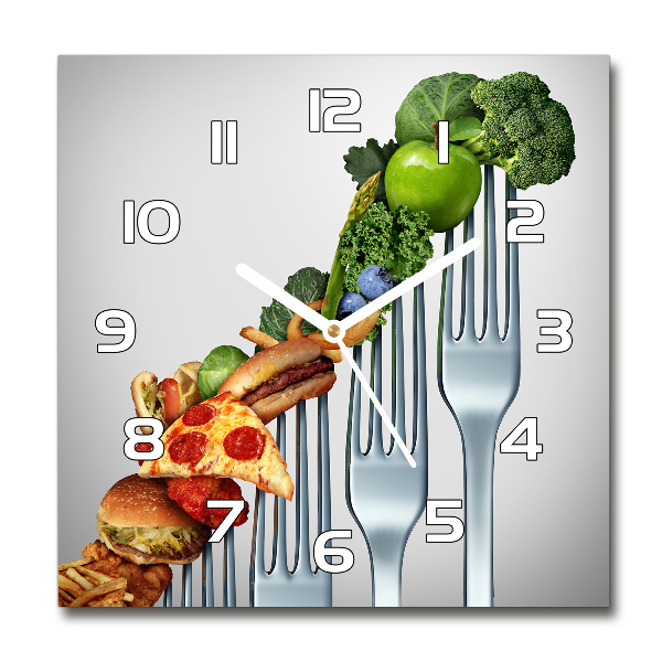 Ceas din sticlă pătrat Advances in dieta