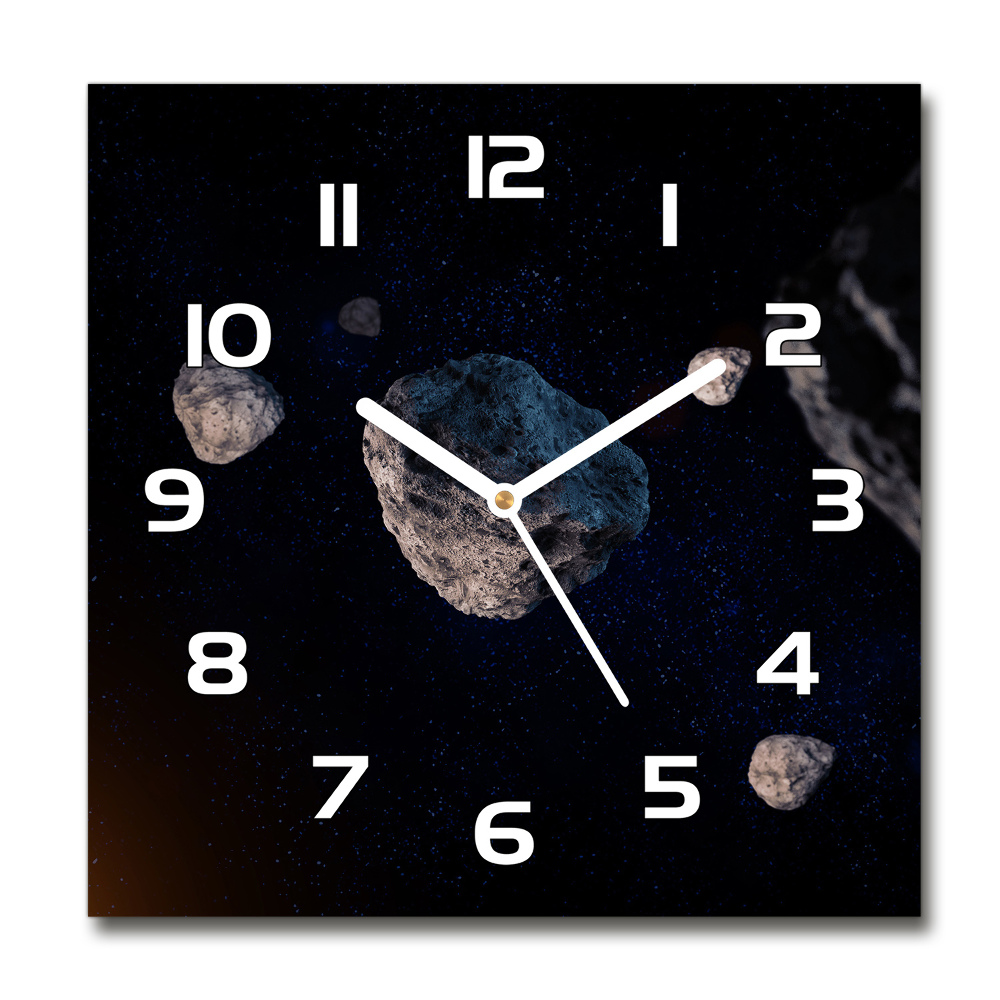 Ceas perete din sticlă rotund Meteora