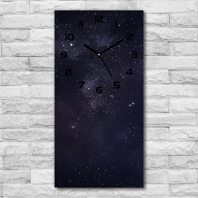 Ceas de sticlă pe perete vertical Constelaţie