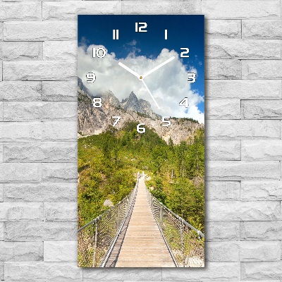Ceas de sticlă pe perete vertical Pod suspendat