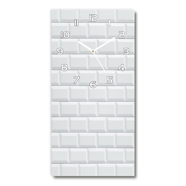 Ceas de sticlă pe perete vertical ceramice de perete