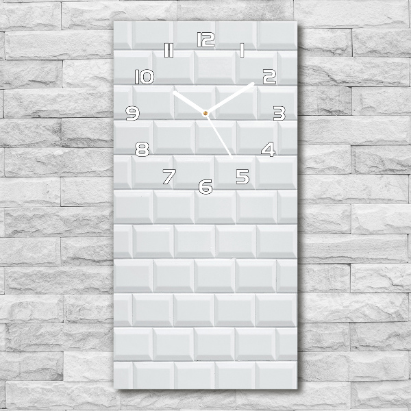 Ceas de sticlă pe perete vertical ceramice de perete