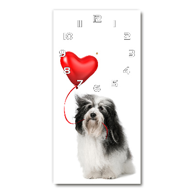 Ceas din sticlă dreptunghiular vertical balon havanese