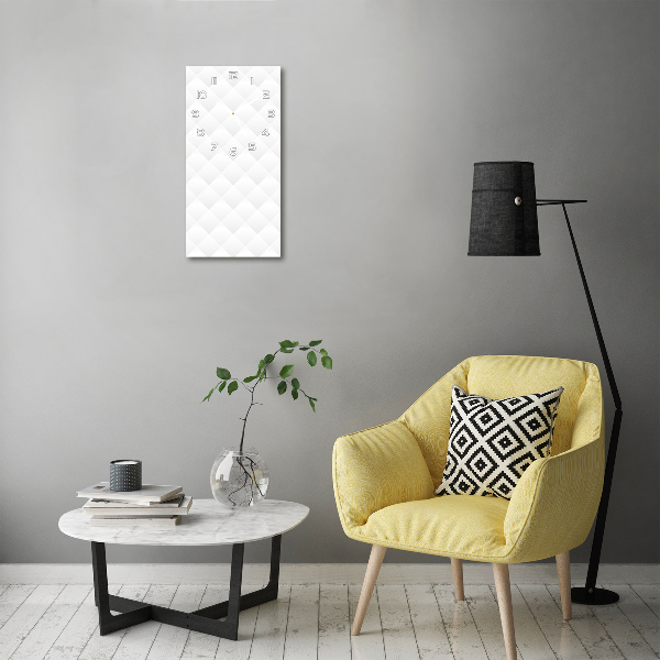 Ceas de sticlă pe perete vertical Abstracție de fundal