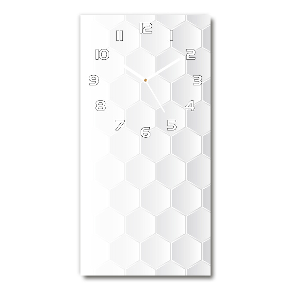 Ceas din sticlă dreptunghiular vertical fundal geometrică