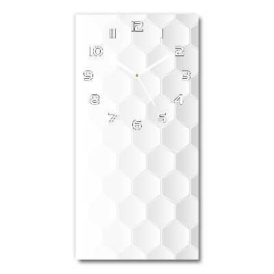 Ceas din sticlă dreptunghiular vertical fundal geometrică