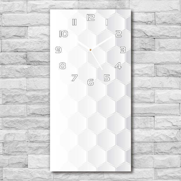 Ceas din sticlă dreptunghiular vertical fundal geometrică